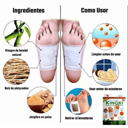 PARCHES KINOKI DESINTOXICANTE 10UND